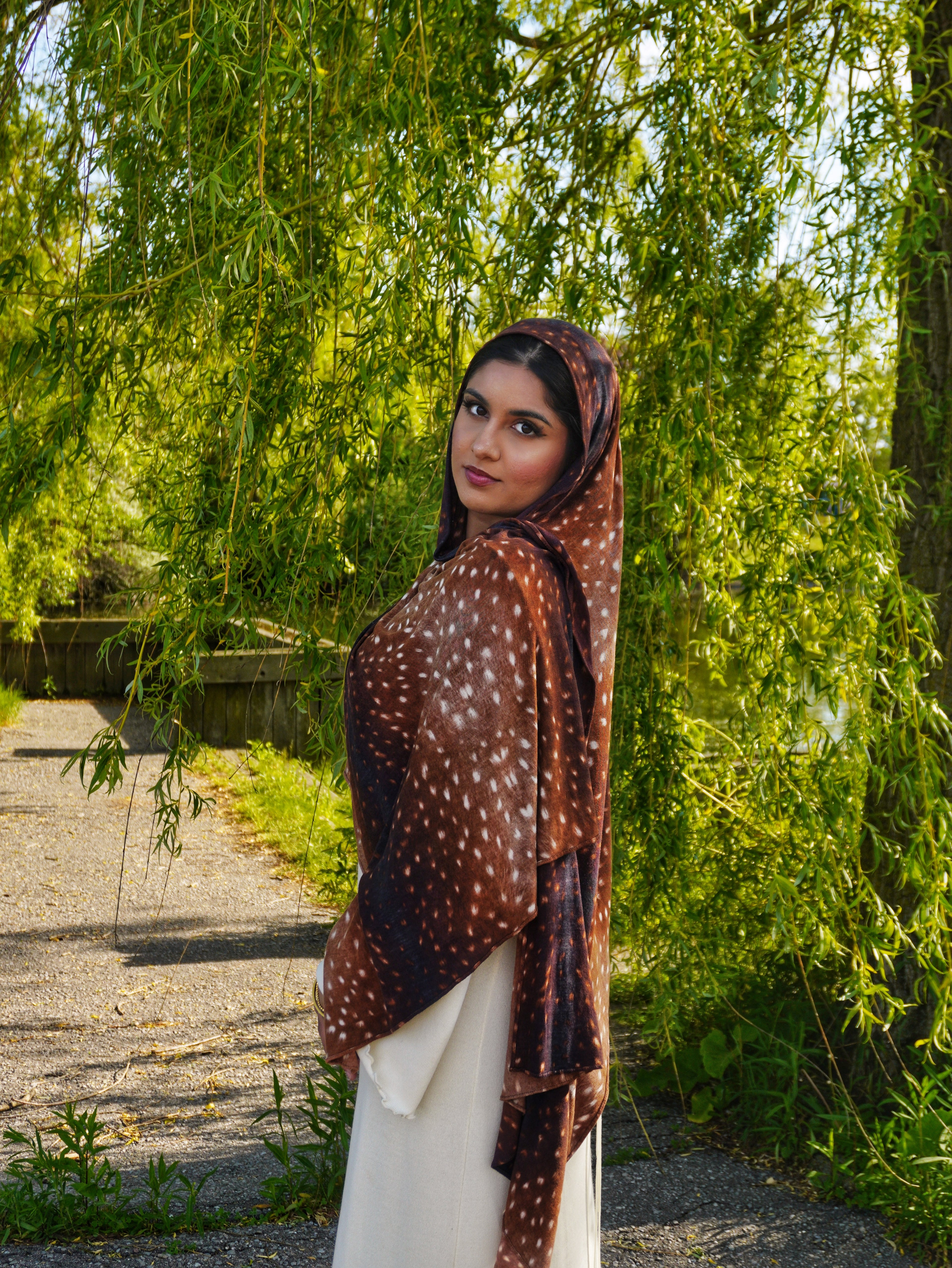 Deer Print Jersey - Double Sided
